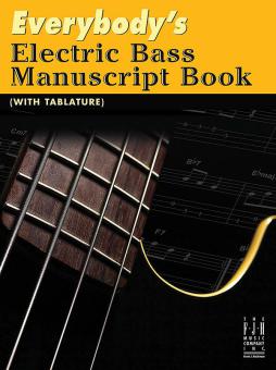 Everybody's Electric Bass Manuscript Book (with Tablature) 