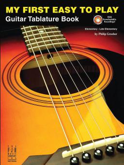 My First Easy to Play Guitar Tablature Book 