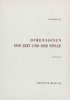 Dimensionen der Zeit und der Stille 