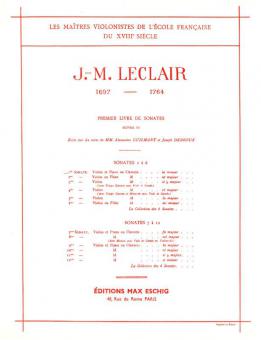 1. Sonate a-Moll op. 3 