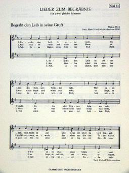 Lieder zum Begräbnis I 