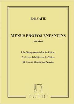 Menus propos Enfantins 