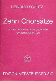 Zehn Chorsätze 