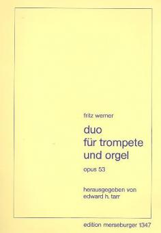 Duo für Trompete und Orgel op. 53 