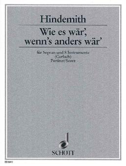 Wie es wär, wenn's anders wär' 