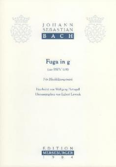 Fuge in g-Moll aus BWV 578 