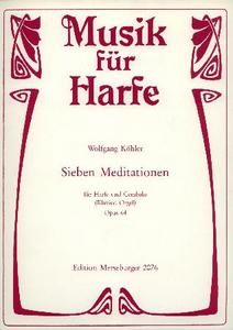 Sieben Meditationen für Harfe und Cembalo, op. 64 