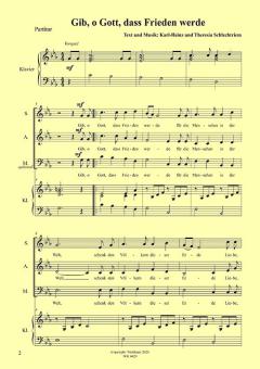Gib, o Gott, dass Frieden werde 