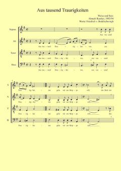 Weihnachtslied - Aus tausend Traurigkeiten 