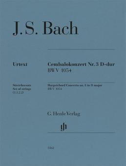 Cembalokonzert Nr. 3 D-dur BWV 1054 
