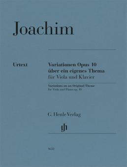 Variationen op. 10 über ein eigenes Thema 