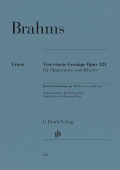 4 ernste Gesänge op. 121 