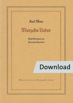 14 Lieder auf Texte von Hermann Claudius für Sopran op. 26 (1935) 