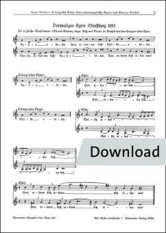 Dreimaliges Kyrie, Straßburg 1525 