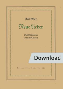 Neue Lieder nach Gedichten von Hermann Claudius op. 29 (1947) 