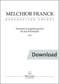 Deutsche Evangeliensprüche für das Kirchenjahr für gemischten Chor (1623) 