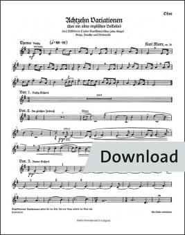 18 Variationen über ein englisches Volkslied (O the cuckoo is a pretty bird) op. 30 