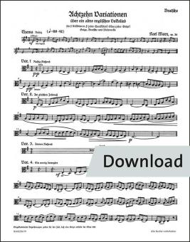 18 Variationen über ein englisches Volkslied (O the cuckoo is a pretty bird) op. 30 