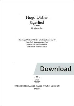 Jägerlied (Zierlich ist des Vogels Tritt) 