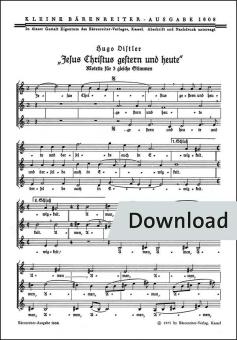 Jesus Christus, gestern und heute (1939) 