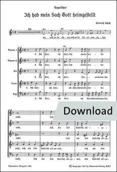 Kleine geistliche Konzerte Heft 10 SWV 305 