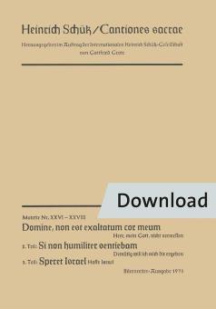 3 Motetten Nr. 26, 27, 28 SWV 78-80 