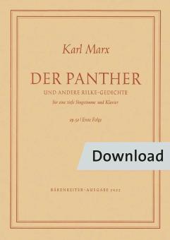 Der Panther und andere Rilke-Gedichte op. 50/1 (1949) 