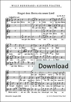 Singet dem Herrn ein neues Lied op. 82 