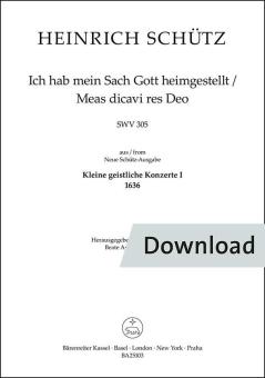 Ich hab mein Sach Gott heimgestellt 