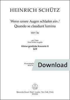 Wann unsre Augen schlafen ein 