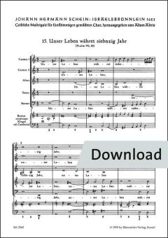 Unser Leben währet siebnzig Jahre 