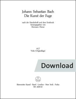 Die Kunst der Fuge BWV 1080 Download