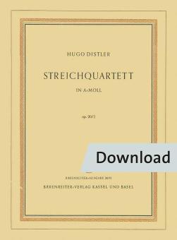 Streichquartett a-Moll op. 20/1 (1939) 