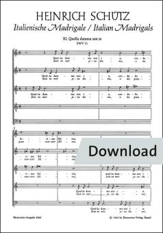 Quella damma son io - Sieh in mir jene Dame SWV 11 