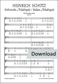 Mi saluta costei - Mich begrüßet die Holde SWV 12 