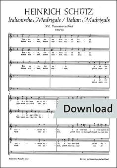 Tornate, o cari bacci - Kehrt wieder, teure Küsse SWV 16 