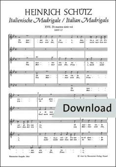 Di marmo siete voi - Von Marmor seid ihr, Fraue SWV 17 