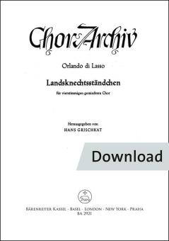 Landsknechtsständchen "Matona mia cara" 