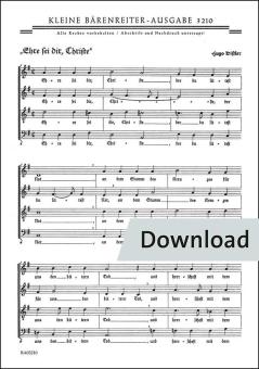 Ehre sei dir Christe 