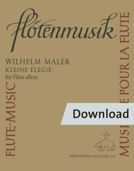 Kleine Elegie für Flöte alleine (1952) 