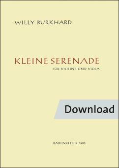 Kleine Serenade für Violine und Viola op. 15 (1926) 