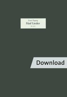 5 Lieder nach Gedichten von Paul Gerhardt 