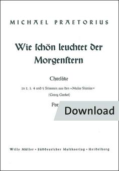 Wie schön leuchtet der Morgenstern 