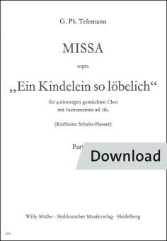 Missa sopra "Ein Kindelein so löbelich" 