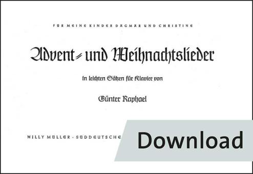 Advents- und Weihnachtslieder in leichten Sätzen 
