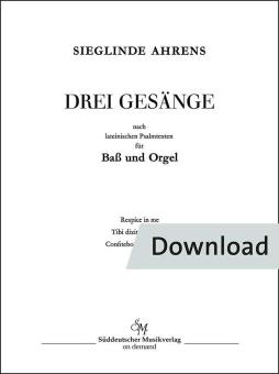 3 Gesänge nach lateinischen Psalmtexten 