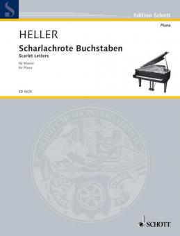 Scharlachrote Buchstaben Standard