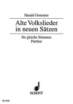 Alte Volkslieder in neuen Sätzen GeWV 66 Standard