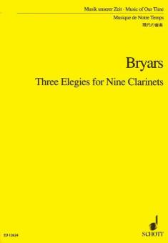 Three Elegies for Nine Clarinets 