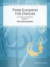 Three European Folk Dances for Violin and Piano 